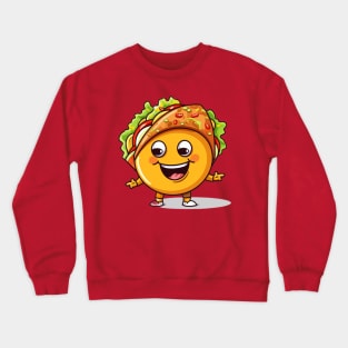 kawaii Taco cehees T-Shirt cute potatofood funny Crewneck Sweatshirt